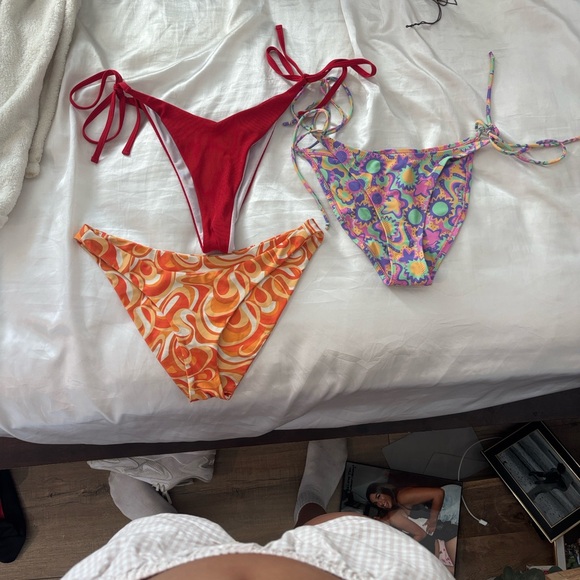 Kulani Kini, Triangl, and BlackBough Multicolor Bikini Bundle all Small/Medium - Picture 5 of 5